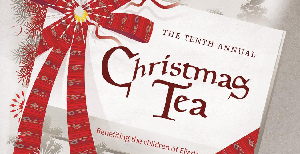 christmas tea invitation